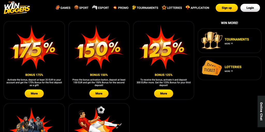 Discover a World of Enjoyment: Win Diggers Gambling Enterprise Games